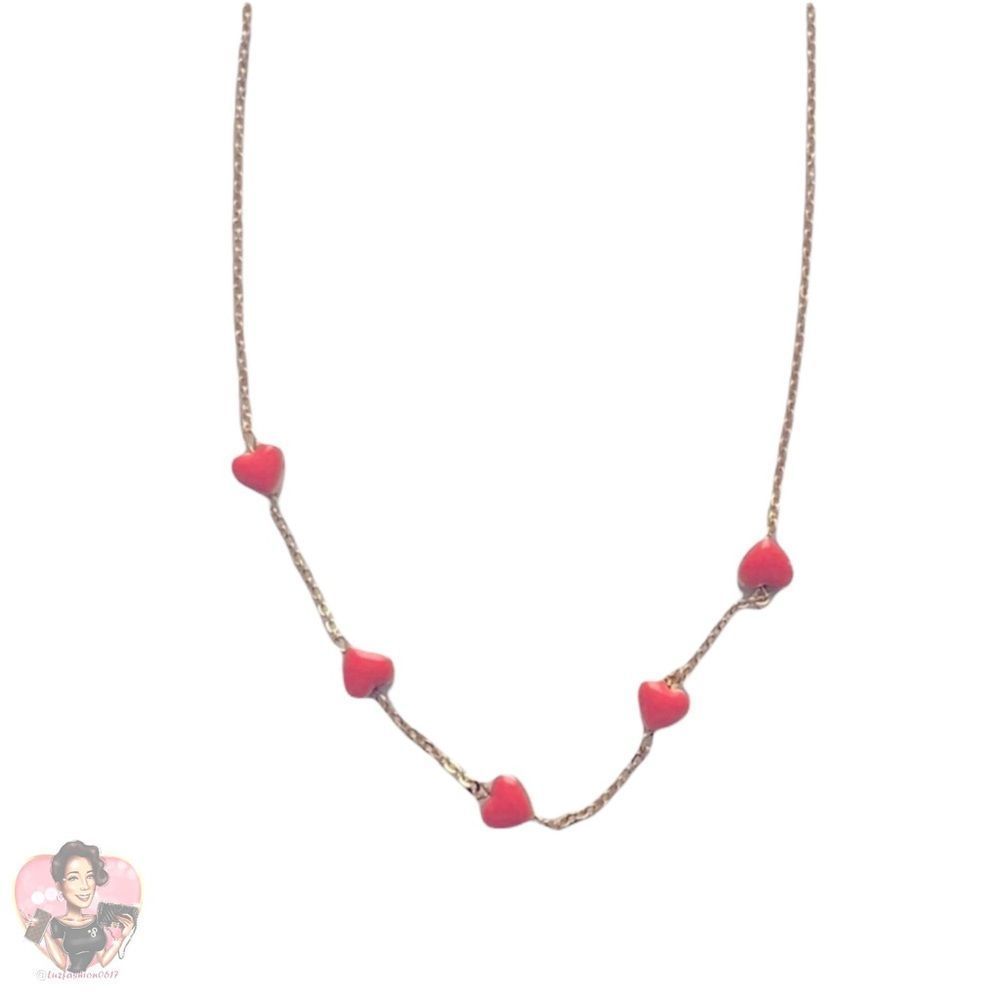 JCREW Bright Hearts Necklace